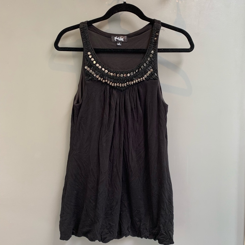 Hale Bob Black Swing Tank Top